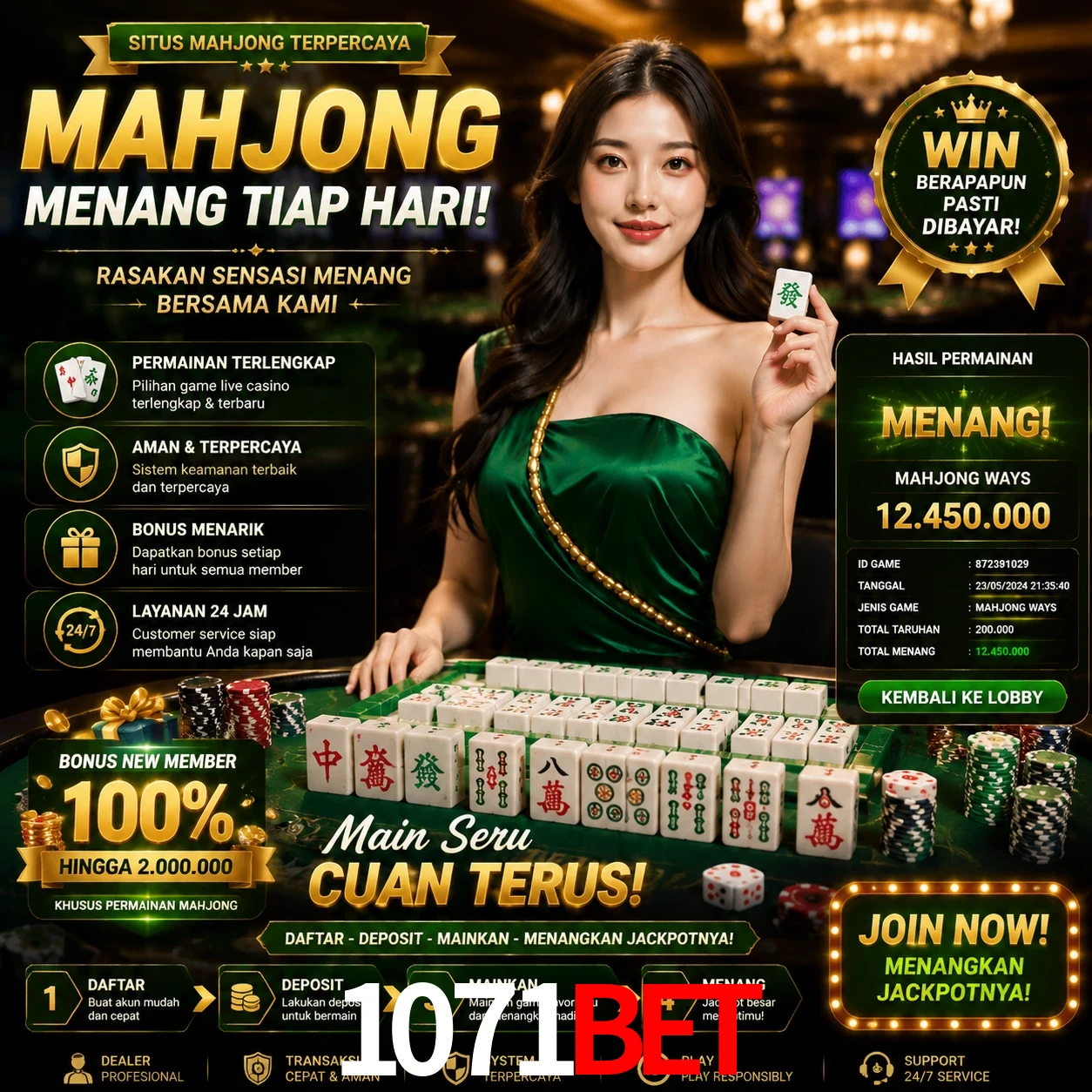 Cashback VIP 1071bet - reembolso semanal